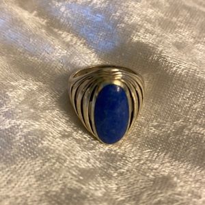 Lapis Silver Ring